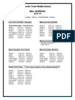 Bell Schedule 23 24