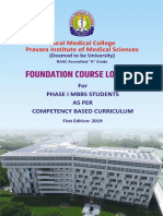 Foundation Course 2019 Logbook RMC