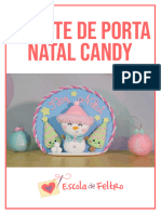 Molde Enfeite de Porta de Natal Candy