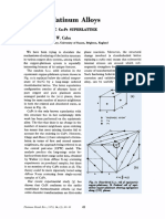 Cu PT Alloys