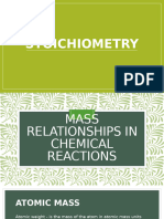 Stoichiometry Chemical Reactions