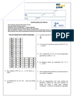 Matemática - Pierre - Avaliação - 2o Ano - 1obim - P2 - CAT - 2024