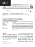 On The Modeling of Atmospheric pollutant-FEM