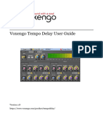 Voxengo Tempo Delay User Guide en