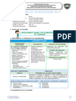 Modelo de Sesión de Aprendizaje