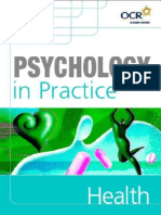 Psychology in Practice HEALTH by P Banyard