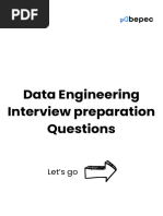 Data Engineering Interview Preparation Questions