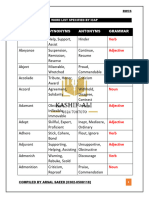 Word List Specified by Icap