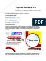 Buy Verified Payoneer Accounts 2024