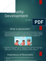 Personality Development: By: Rajat Choudhary (Aao), O/O Cag of India