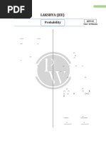 Probability DPP 05 of Lecture 06 Probability DPP 05 Lakshya JEE