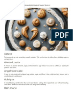 Personalized Dictionary of Baking Terms A