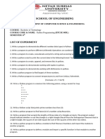 Lab Manual Format