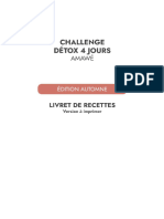 Version Imprimable - Recettes Challenge Détox 4 Jours Automne - Amawé