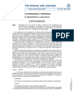 Boletín Oficial Del Estado: Cortes Generales