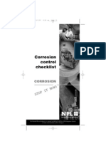 Checklist For Corrosion Control