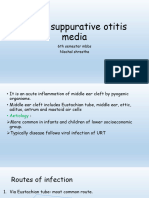 Acute Suppurative Otitis Media: 6th Semester Mbbs Nischal Shrestha