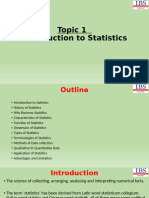 Introduction To Statistics