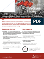 CRCNA Safe Church Ministry One Sheet