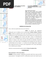 Apelación CSR 00004-2018 - Cohecho Coima Jueza - Confirman Condena