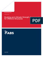 ABS - Buckling and Ultimate Strength Assessment For Offshore Structures