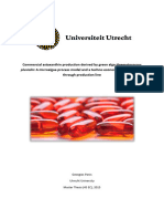 Astaxanthin From Haematococcus Pluvialis - Utrecht Uni