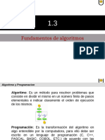 1.3 Fundamentos de Algoritmos