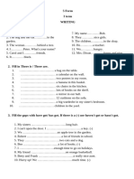 5 Form І term Writing 1. Write am /is /are