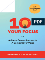 (Self-Help) 10X Your Focus - To Achieve Career Success in A Competitive World by Dhritiman Chakraborty