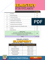 2024-25 CBSE 12 Chemistry Syllabus Analysis