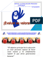 Taller de Evaluación Formativa ...