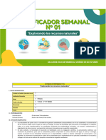 V - Ciclo Planificador Sem 1 - U8