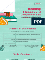 Reading Fluency and Comprehension Lesson - Language Arts - 7th Grade by Slidesgo