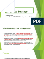 Corporate Strategy