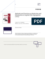 NCHRP Synthesis 477 Methods and Practices On Reduction and Elimination of Asphalt Mix Segregation