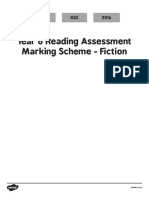 T2 E 1670 Year 6 Reading Assessment Fiction Marking Scheme