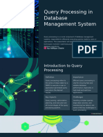 Query Processing in Database Management System