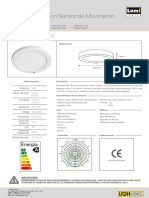 Downlight LED para Adosar - Con Sensor de Movimiento: Energía