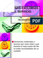 Personas Excluidas Del Servicio