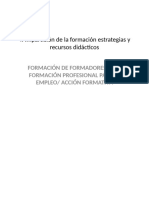 Impartición de La Formación Estrategias y Recursos Didácticos. Formador de Formadores