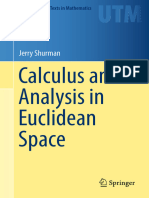 Calculus and Analysis in Euclidean Space: Jerry Shurman