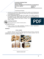 2nd Quarter Week 9 Measuring Selection Weighing and Substitution of Ingredients