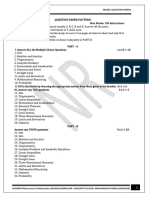 Question Paper Pattern