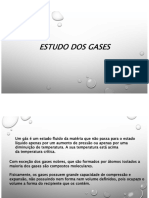 01 ESTUDO DOS GASES Leis Gases Ideais 01