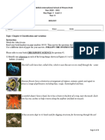 Classification and Variation Worksheet