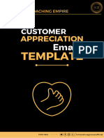 Customer Appreciation Email