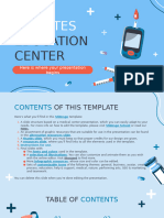 Diabetes Education Center by Slidesgo