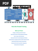 Palo Alto Firewall Course Content PCNSE Training