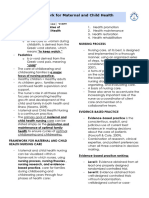 Framework For Maternal and Child Health Nursing