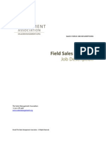 Field Sales Manager: Job Description